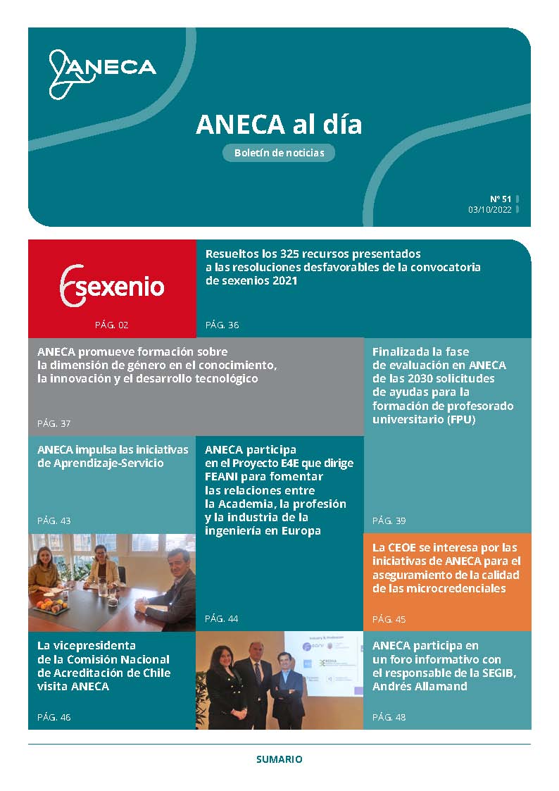 ANECA al día nº51 Aneca Web